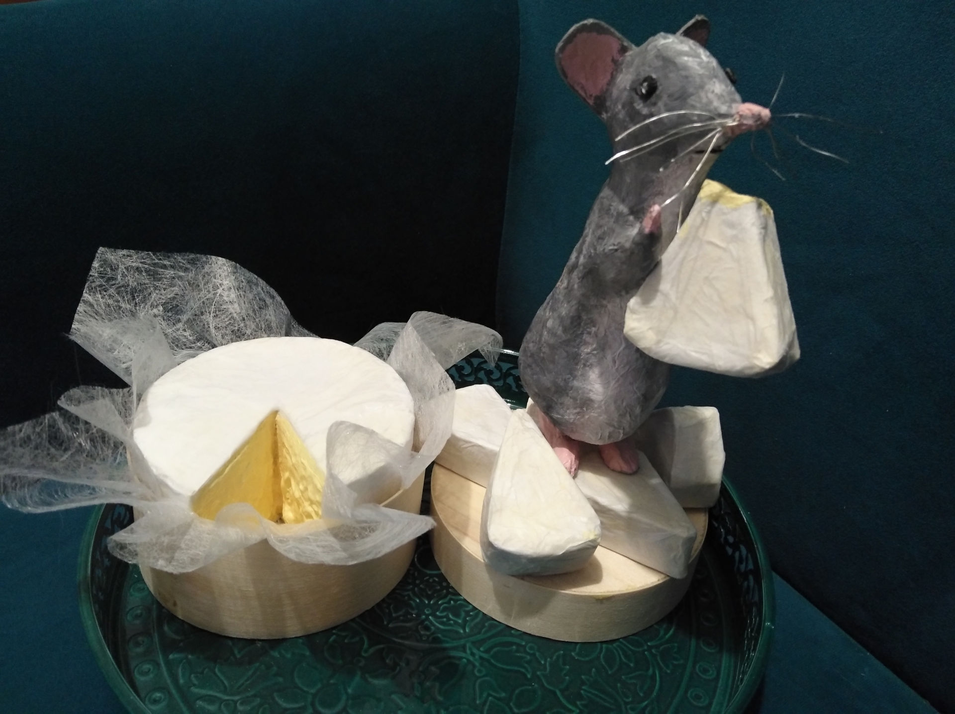 Sculpture en papier mâché
